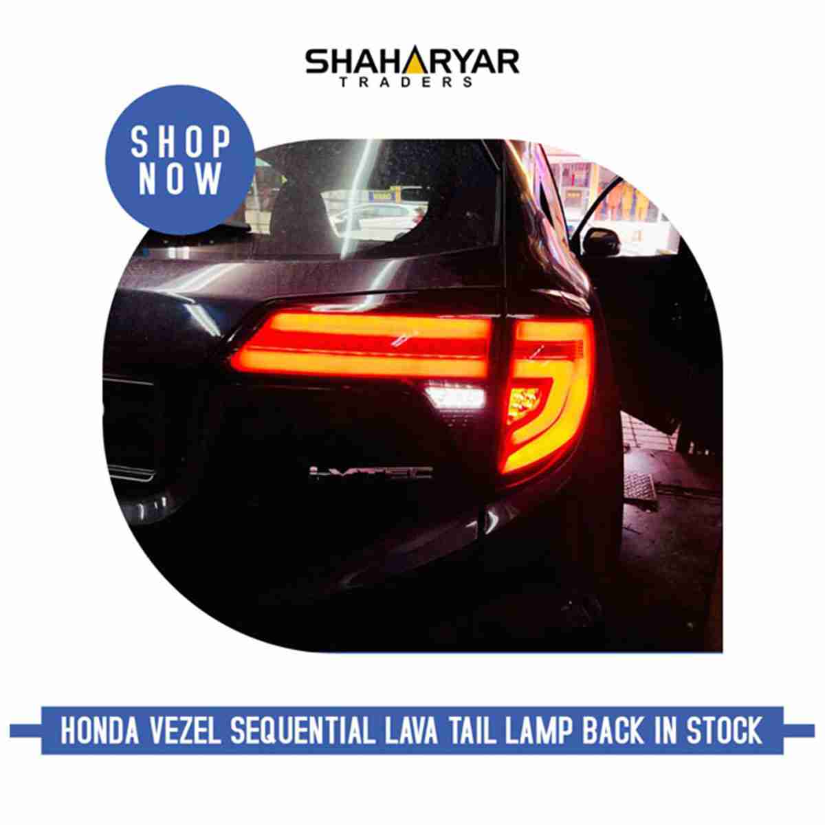 Back Tail Light Lamp Led DRL Running for Honda Vezel 2013 to 2017 - Thumbnail 2