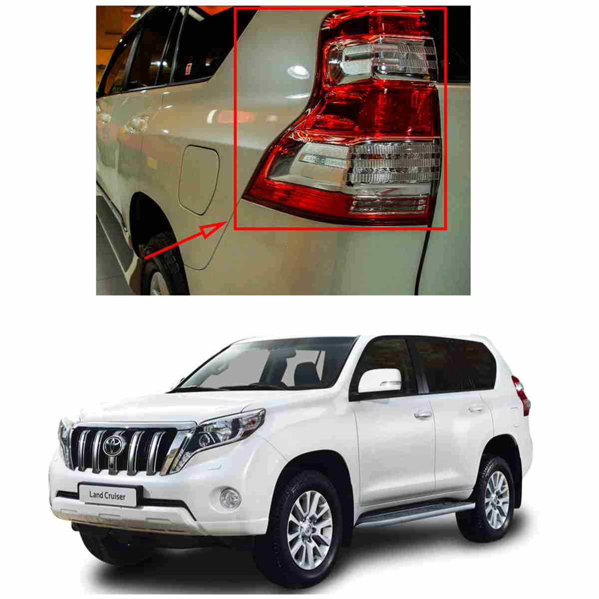 Back LED Light Genuine Japan Toyota Prado FJ150 2009 to 2017 - Thumbnail 2