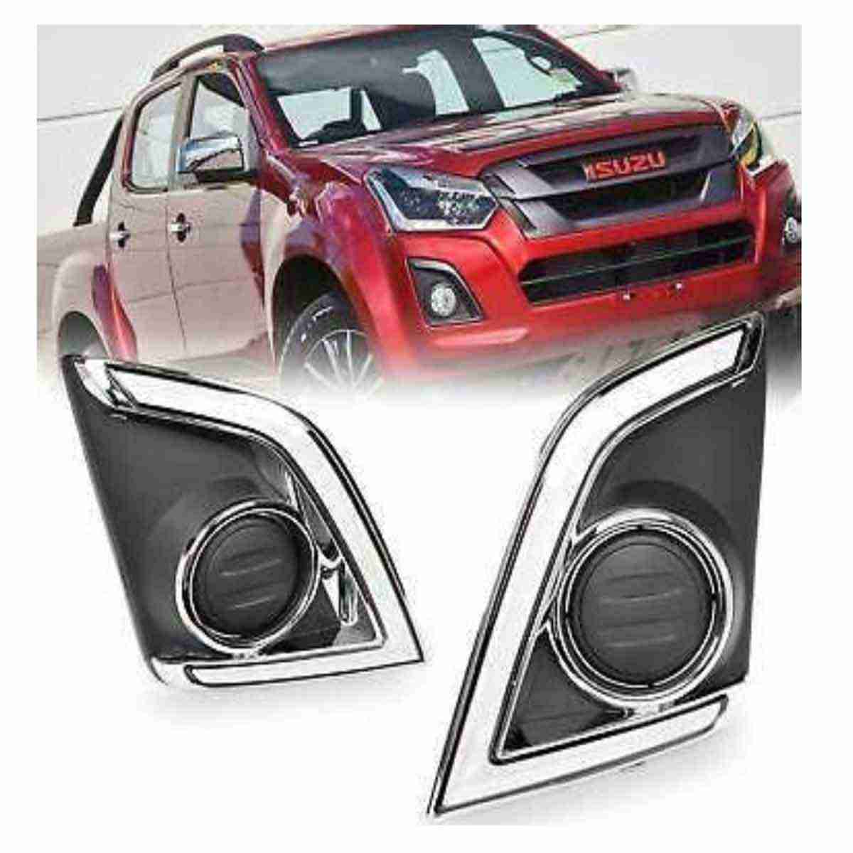 Max Fog Lamp DRL Covers Dual LED  For Isuzu D-Max 2018 to 2021 - Thumbnail 3