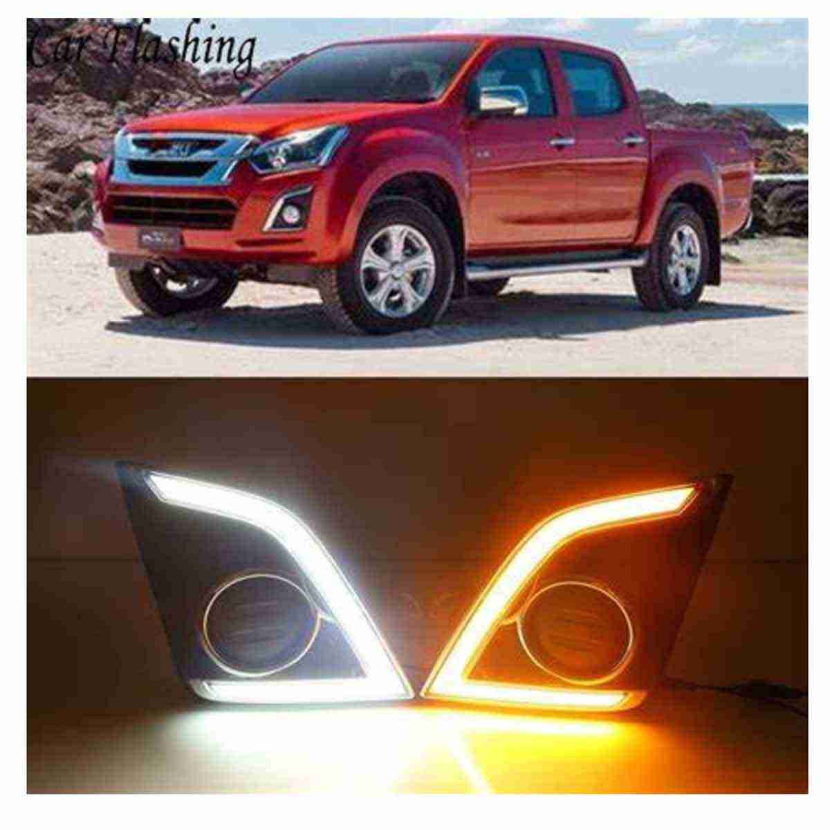 Max Fog Lamp DRL Covers Dual LED  For Isuzu D-Max 2018 to 2021 - Thumbnail 4