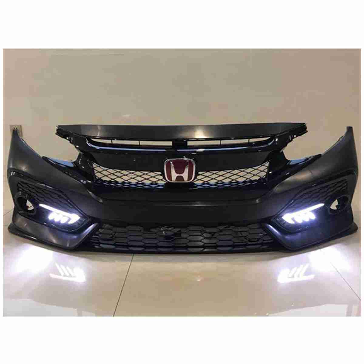 Fog Lamp DRL Cover for Honda Civic Type-R 2016 to 2020 - Thumbnail 2