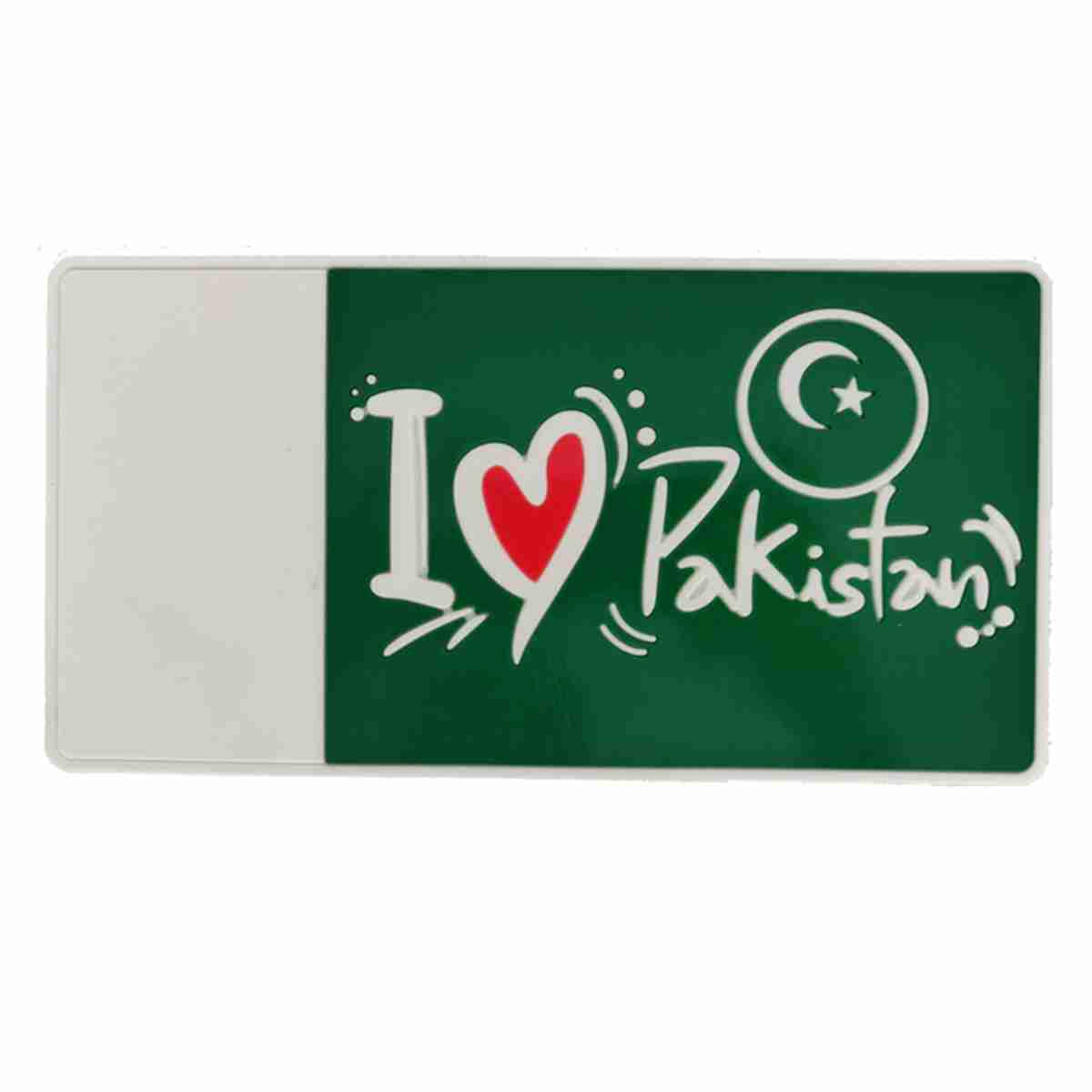 Pakistan Flag Extra-Strong Anti-Slip Grip Dashboard Gel Pad for Cell-Phone, Tablet, GPS, Keys or Sunglasses - Image 1