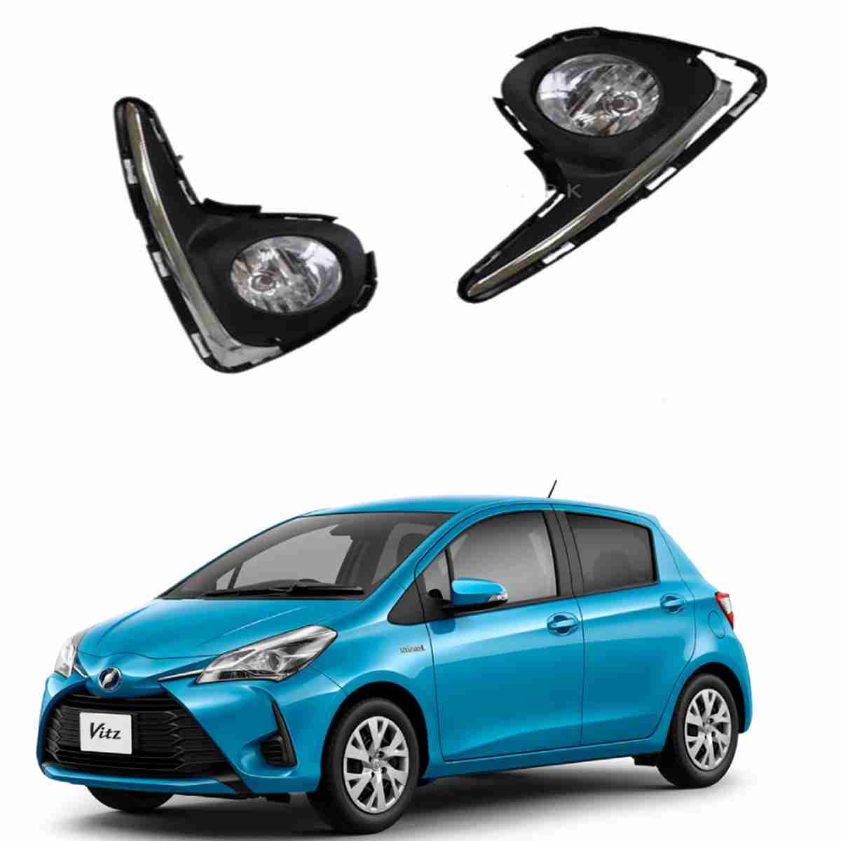 Fog Lamps For Toyota Vitz 2015 to 2018 - Thumbnail 2