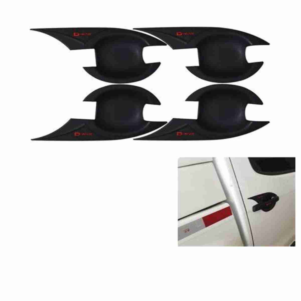 Door Handle Bowls Black For Isuzu D-Max 2018 to 2021 - Thumbnail 2