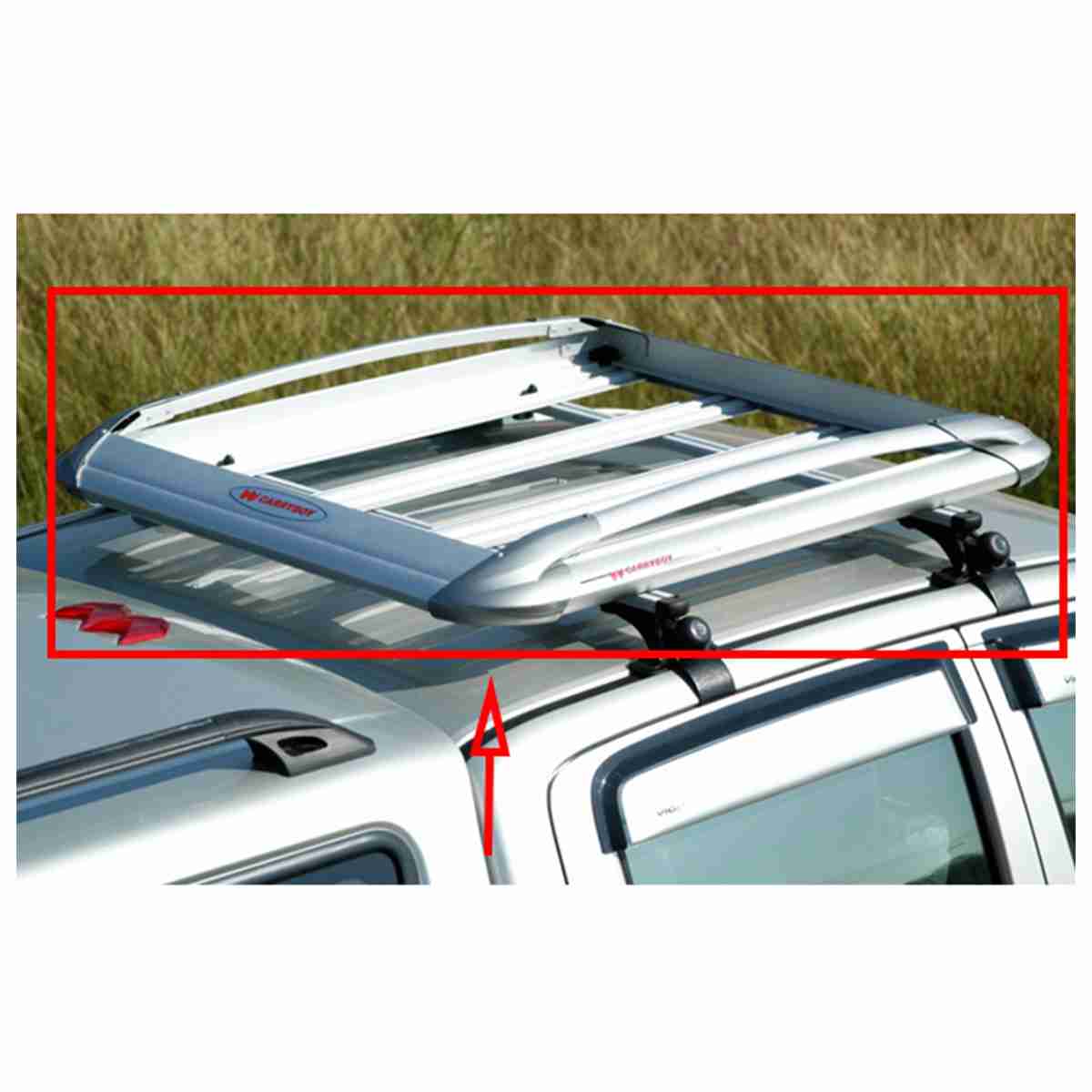 Carryboy Roof Rack Carrier Sports Tray Thailand Silver for Toyota Hilux Revo / Vigo - Image 1
