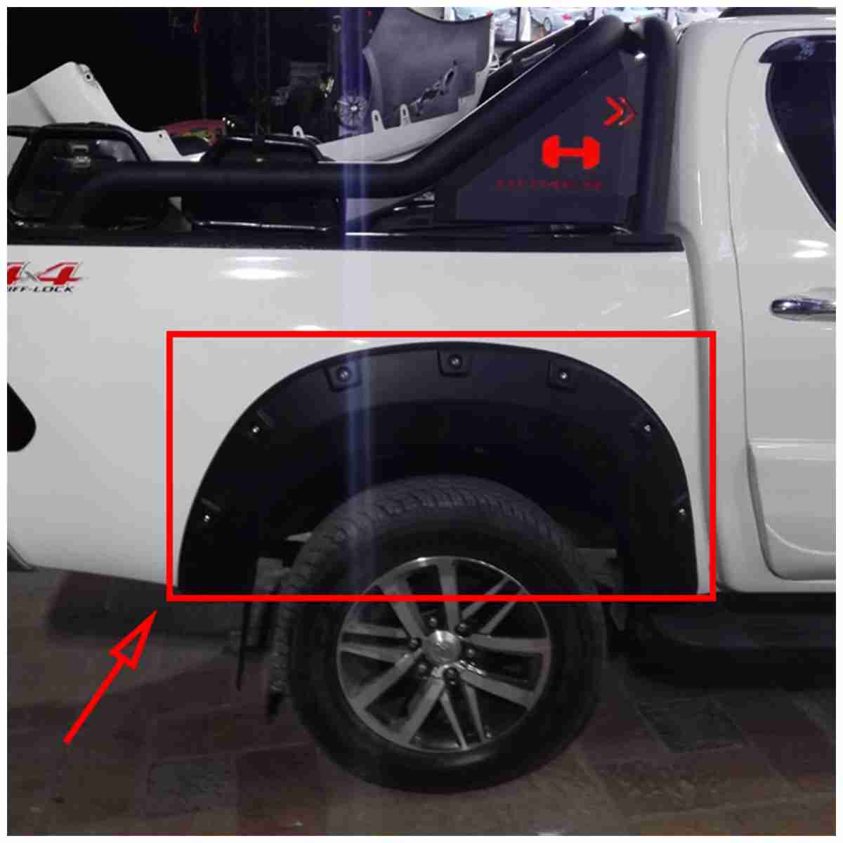 JDM Fender Flare Bullet / Nuts for Toyota Hilux Revo 2016 to 2020 - Image 1