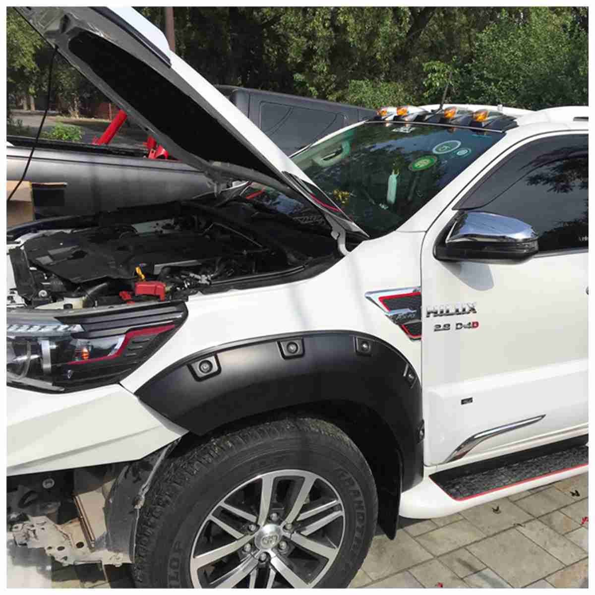 JDM Fender Flare Bullet / Nuts for Toyota Hilux Revo 2016 to 2020 - Thumbnail 2