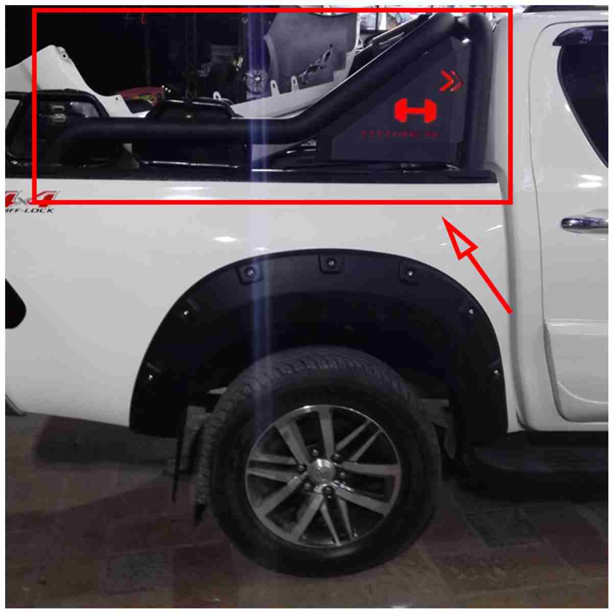 Hamer BAT Style Roll Bar Metal for Toyota Hilux Revo 2016 to 2020 - Image 1