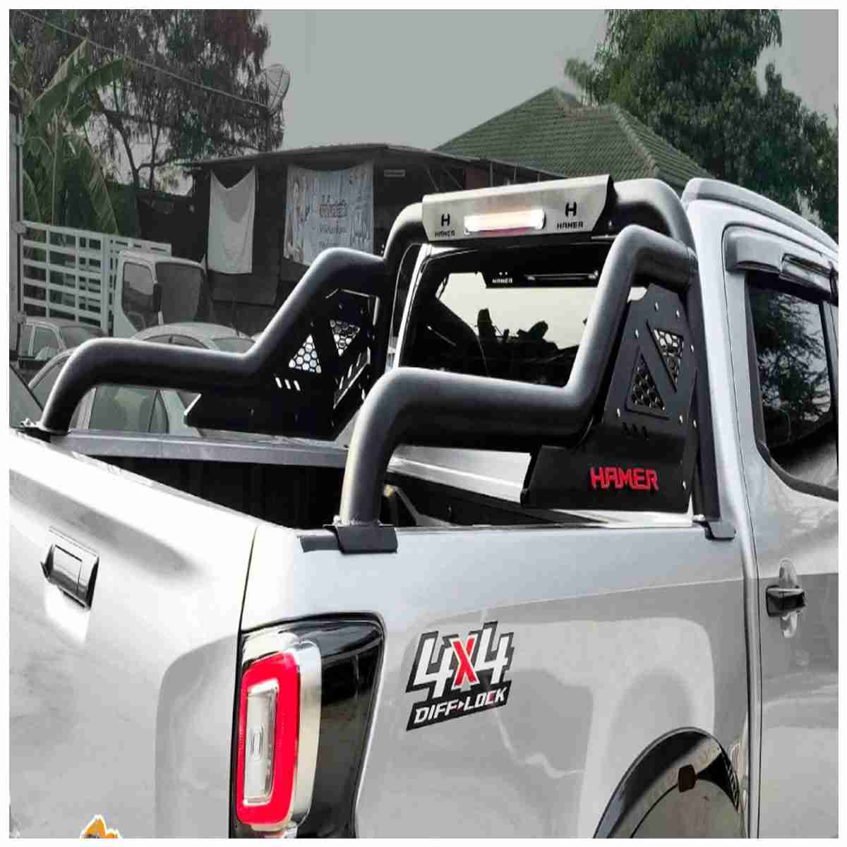 Toyota Hilux Vigo Hamer Triton Style Roll Bar 2016 to 2021 - Thumbnail 3