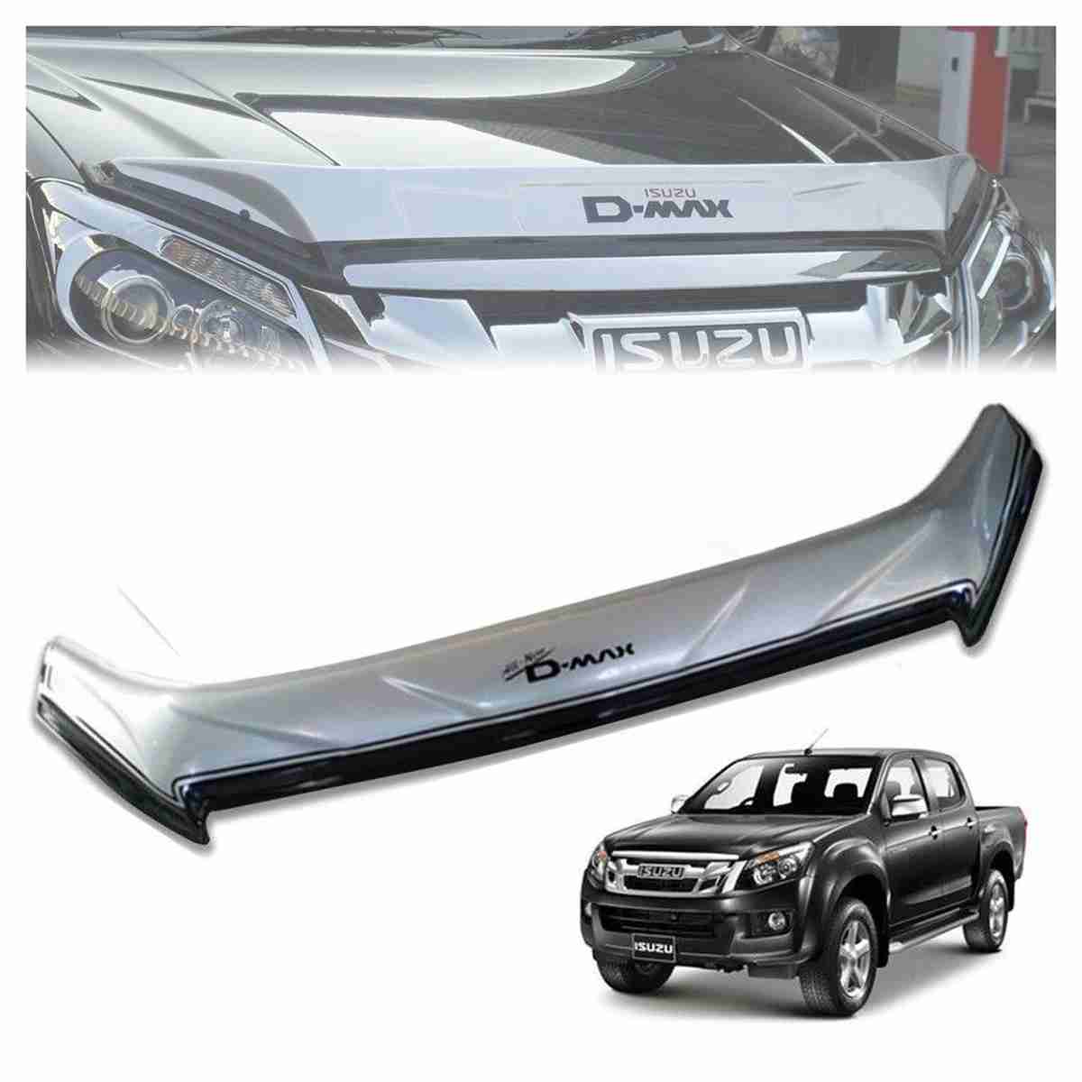 Isuzu D-Max Model 2018 to 2021 - Balck And White Bonnet Guard - Image 1