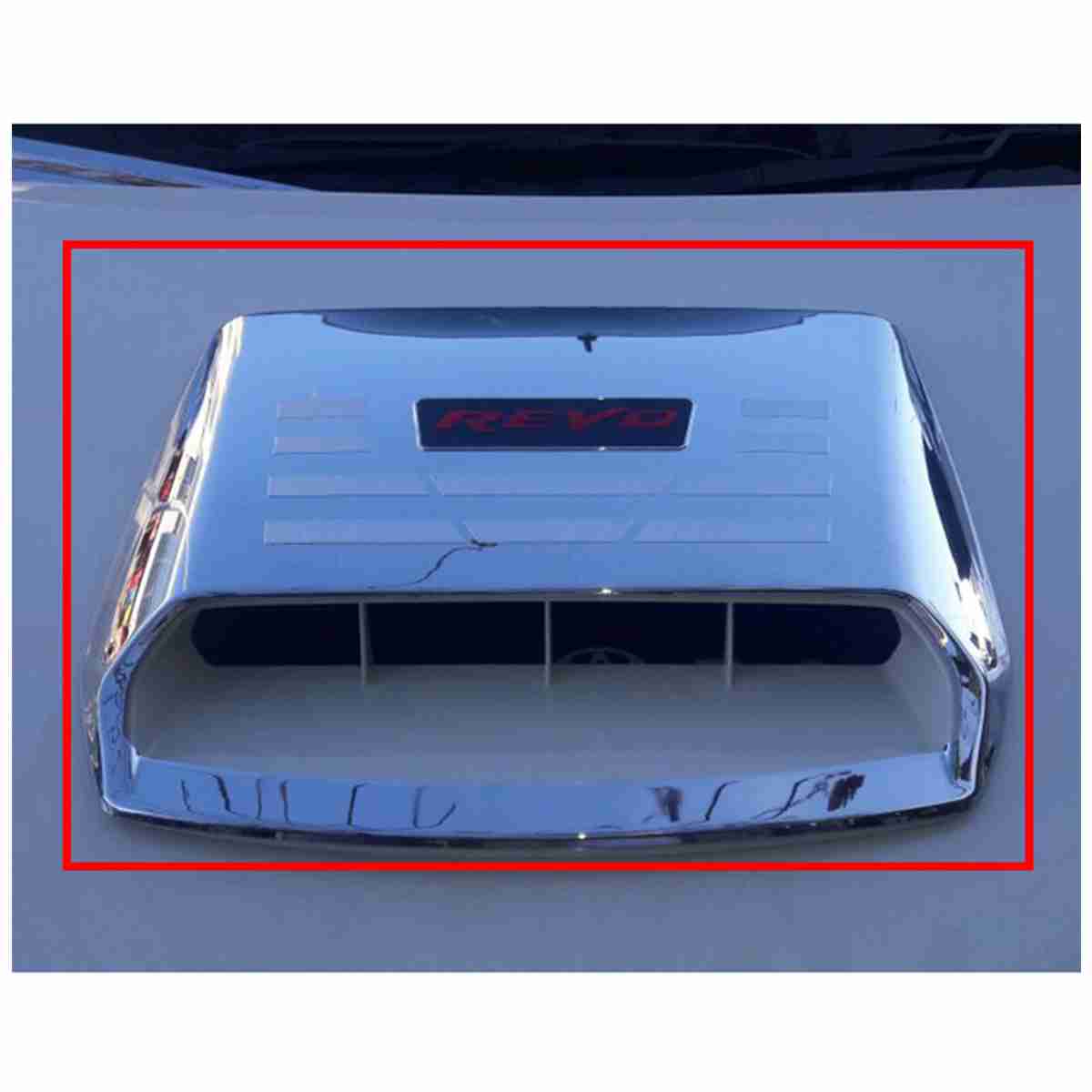 Toyota Hilux Revo 2016 to 2020 - Bonnet Scoop Chrome China - Thumbnail 3