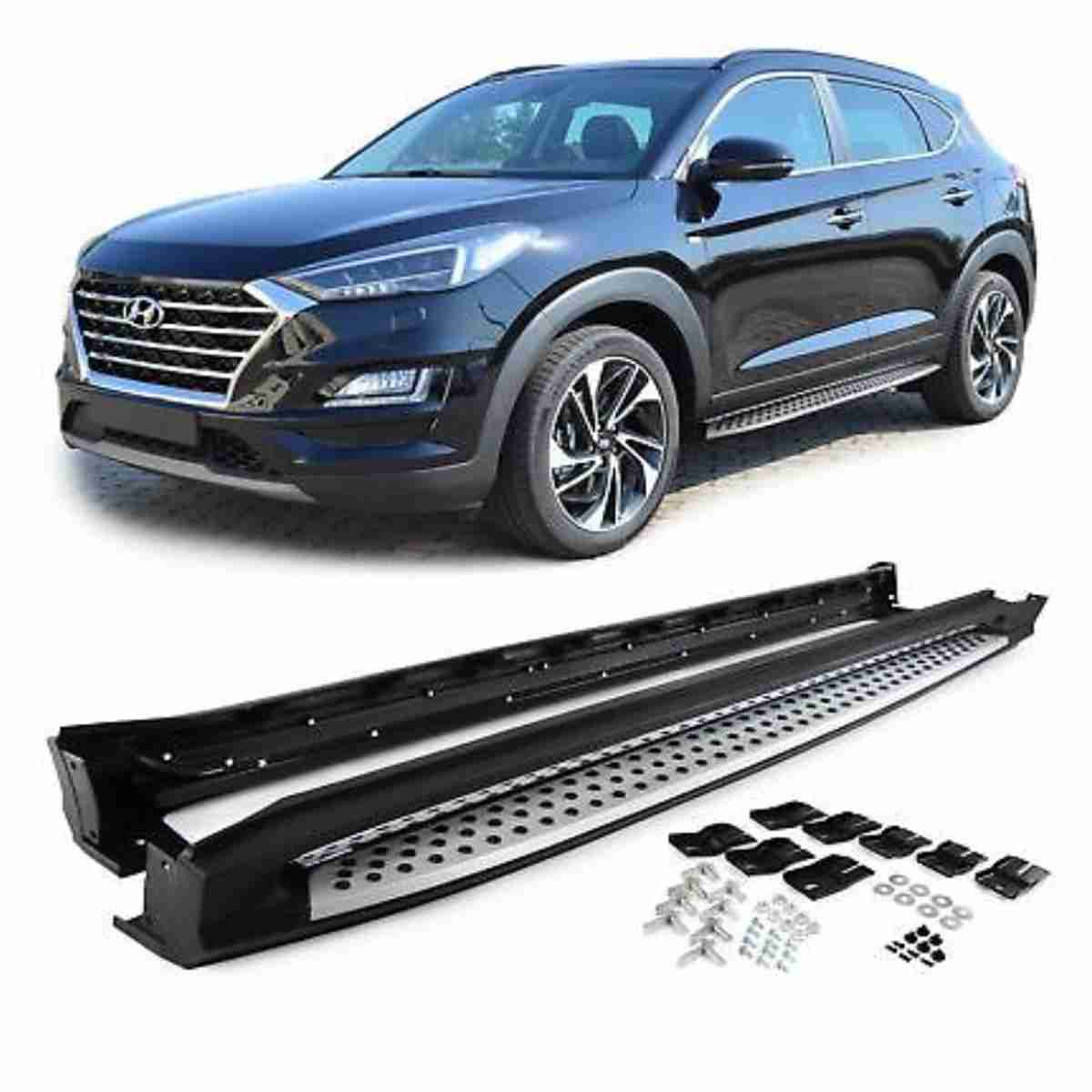 Side Steps Version Dotted for Hyundai Tucson New Style Model 2020 to 2021 - Thumbnail 3