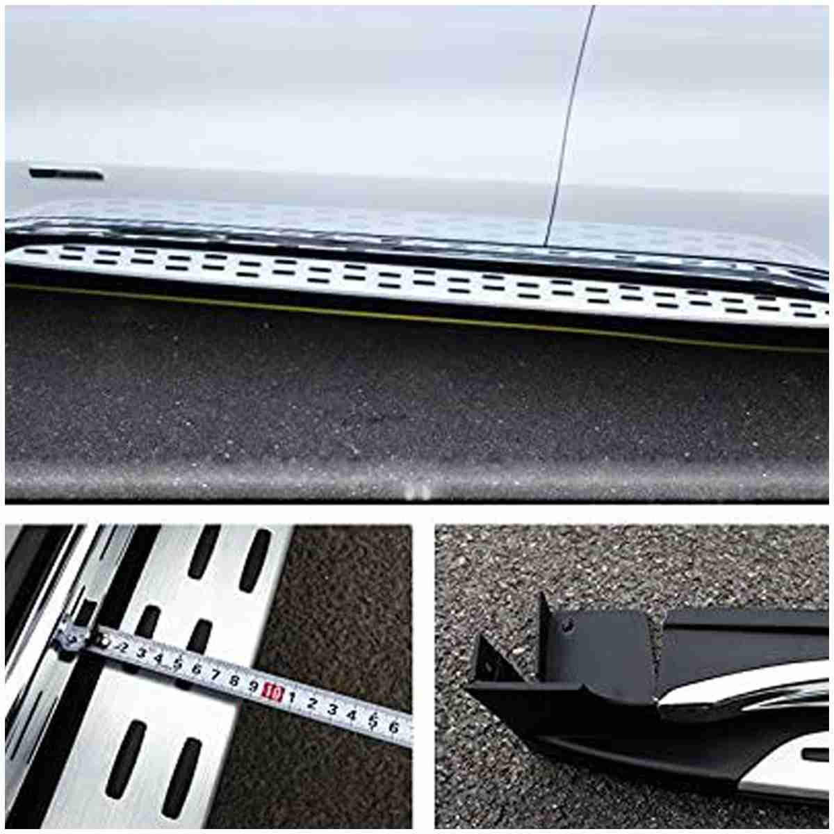 Side Steps Running Boards Nerf Bars Aluminum Rails Version 3 for KIA Sportage 2019 to 2020 - Thumbnail 3