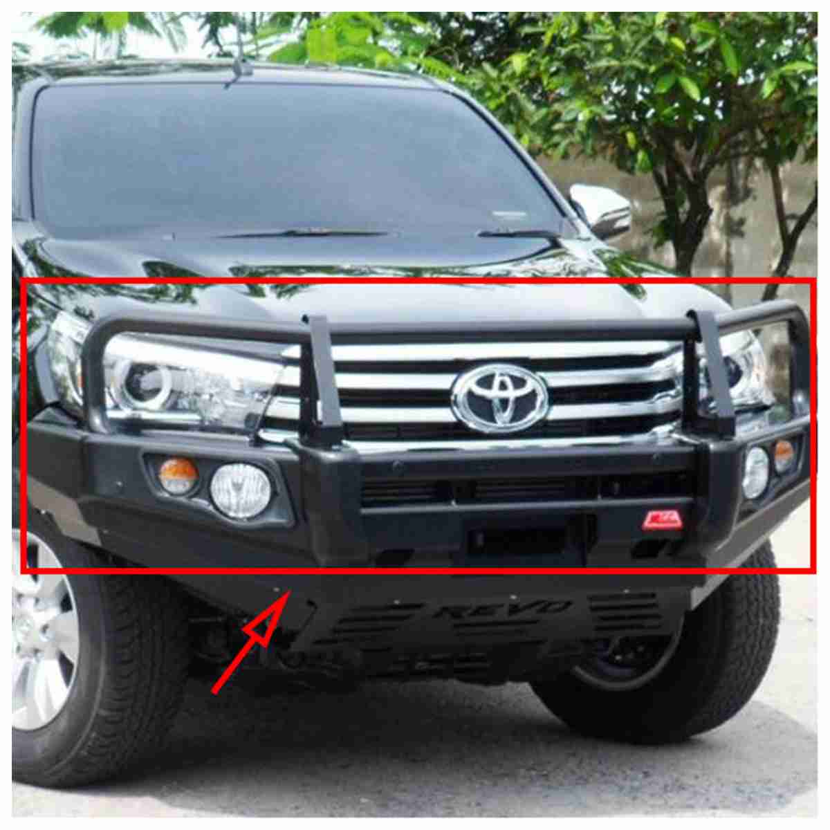Toyota Hilux Revo 2016 to 2020 - Ironman Front Bumper Version 1 - Thumbnail 2