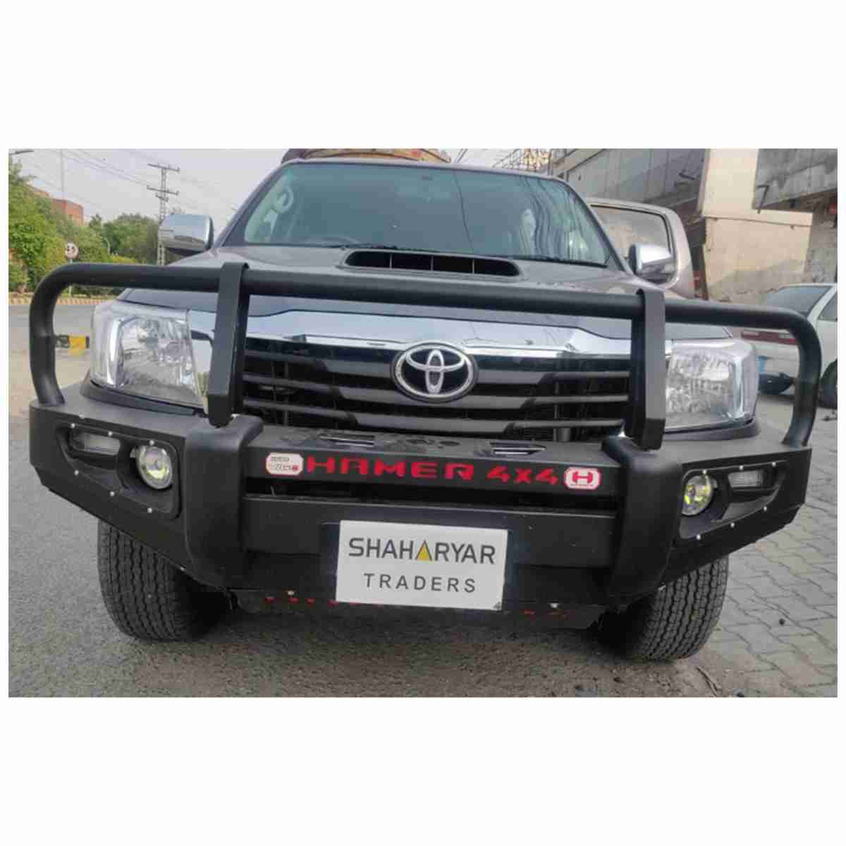 Toyota Hilux Vigo 2012 for 2016 Hamer 4x4 Front Bull Bar Version 3 - Thumbnail 2