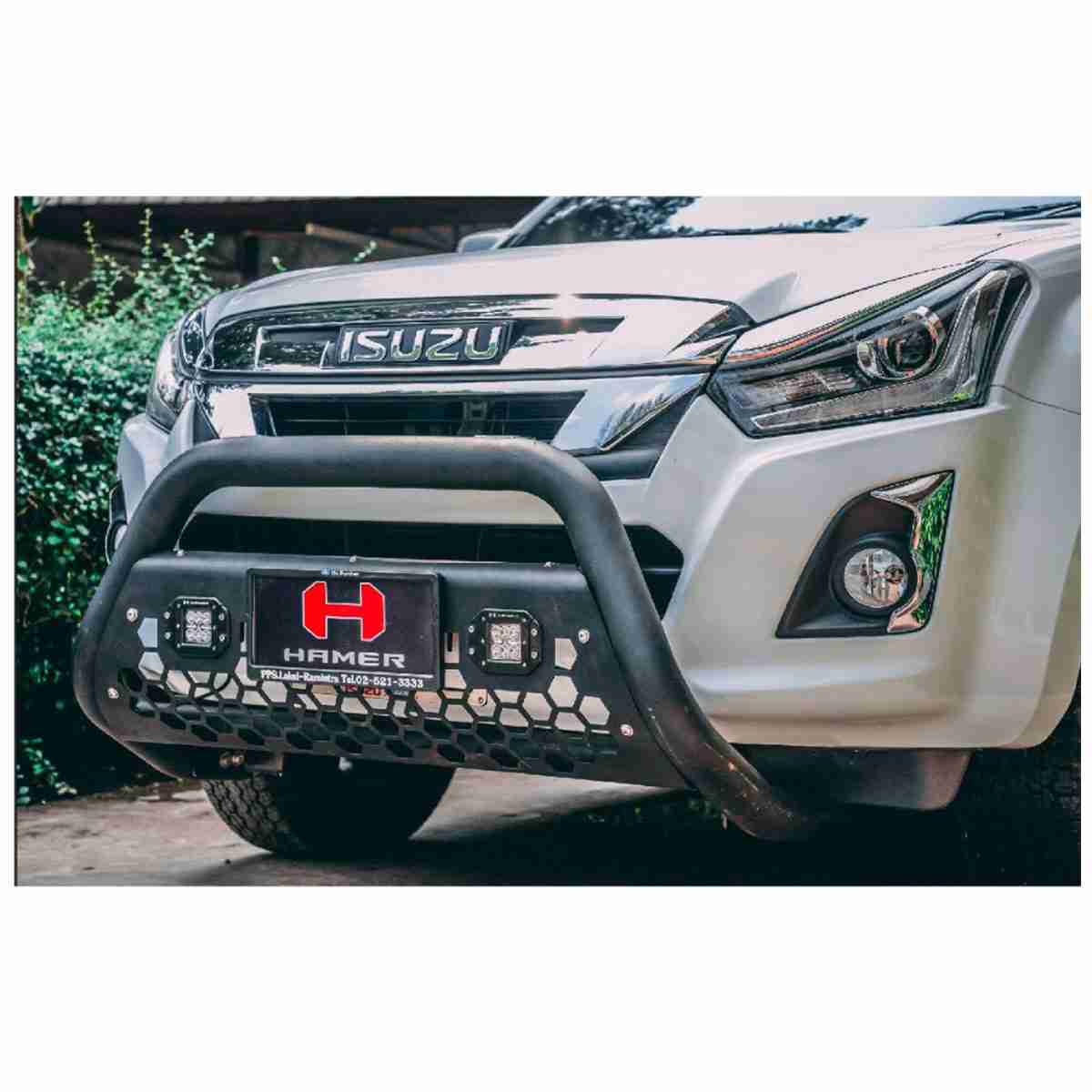 Isuzu D-Max 2018 to 2021 - D Max Hamer Front Bull Bar - Thumbnail 2