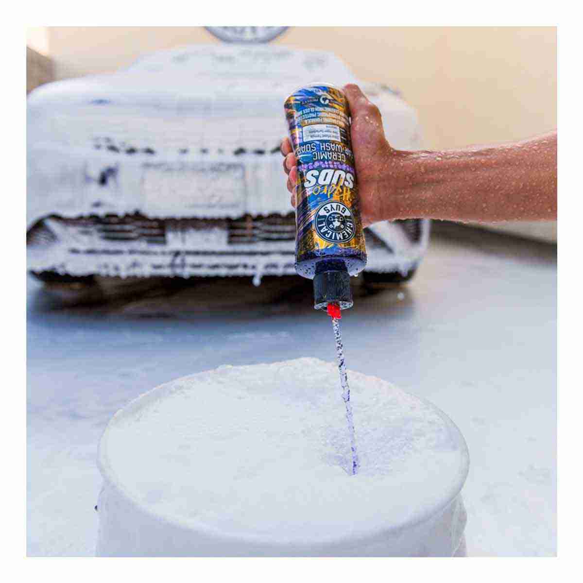 Chemical Guys  HydroSuds Ceramic High Foaming, Silica Infused (SiO2) Car Wash Soap (16 oz) - Thumbnail 2