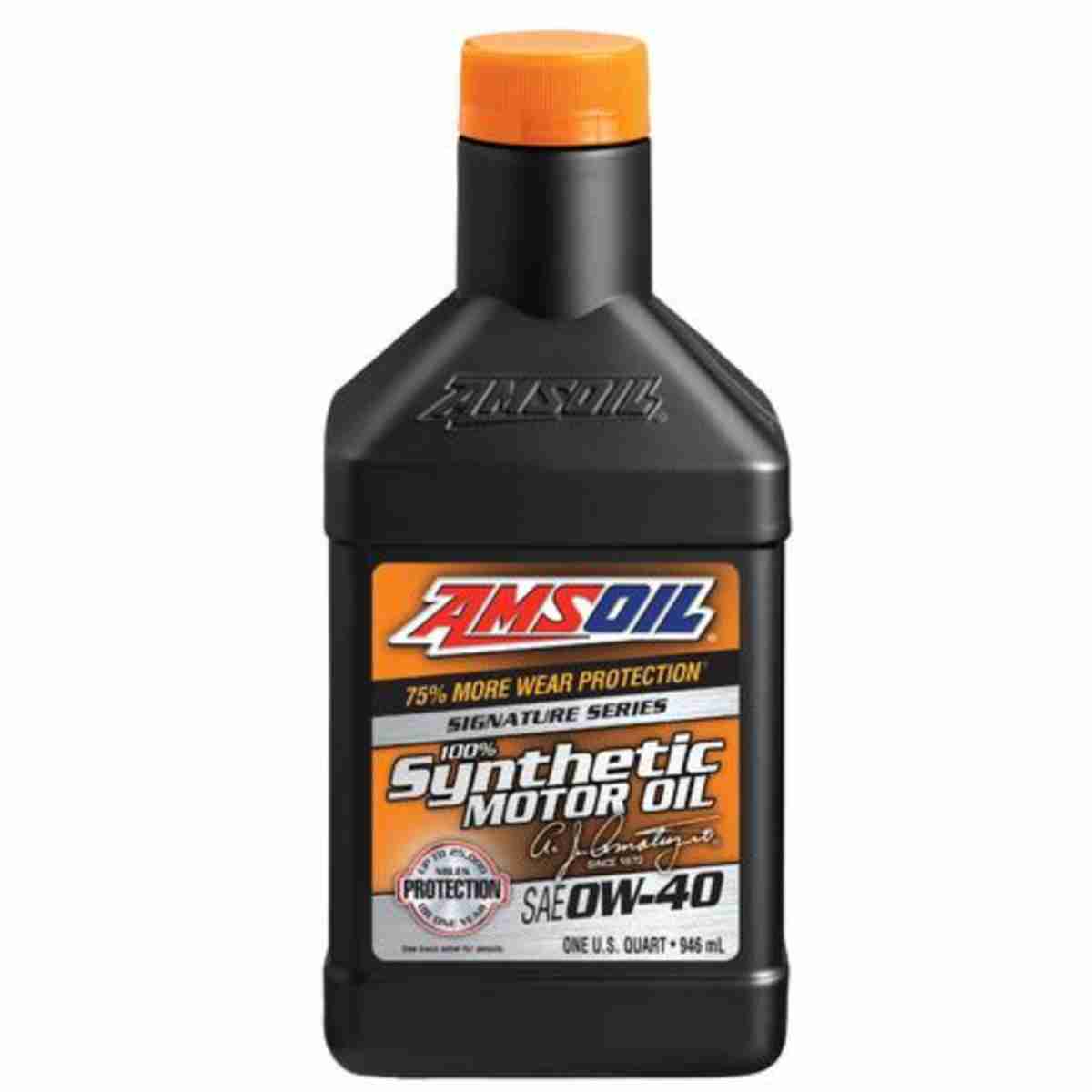 AMSOIL 0W40 Signature Series 946ml - Image 1