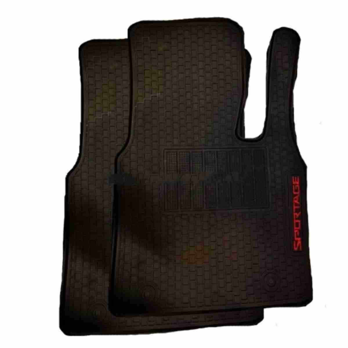 PVC Floor Mat Rubber Black  for KIA Sportage 2020 to 2021 - Thumbnail 2