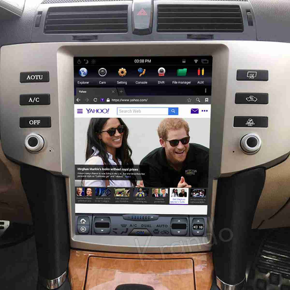 Toyota Mark X 2004 to 2009 - Android Panel HD Player 9.0 12.1" Tesla Style LCD Screen IPS Display Multimedia System - Thumbnail 2