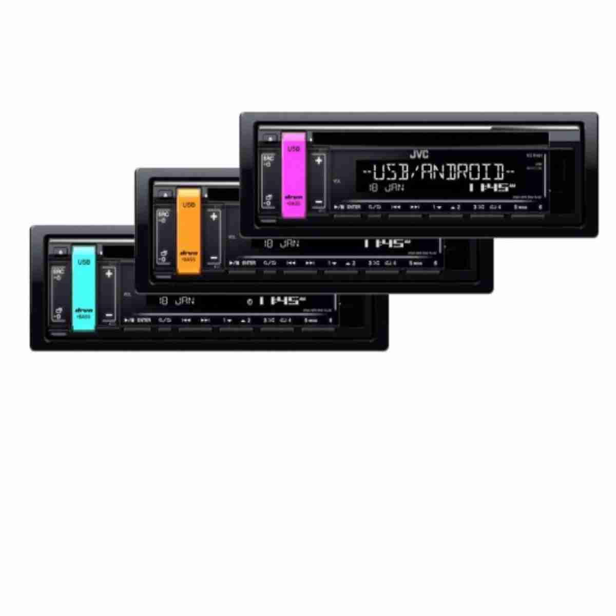 JVC KD-R491 CD Receiver with Front USB/AUX Input 2020 to 2021 - Thumbnail 2