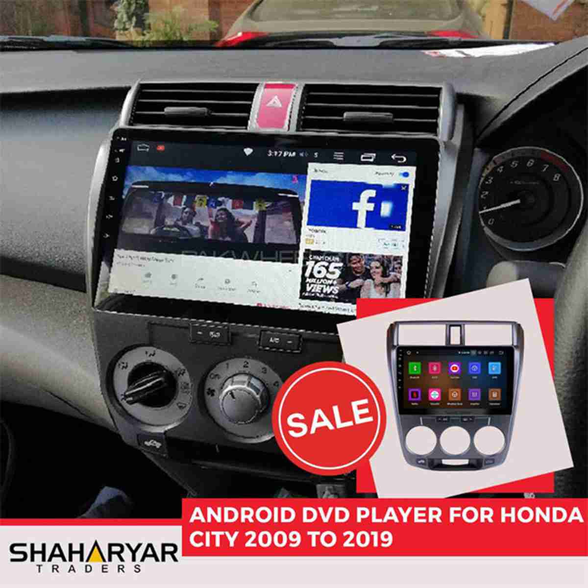 Honda City 2009 to 2019 - Android Player IPS Display Multimedia System - Thumbnail 2