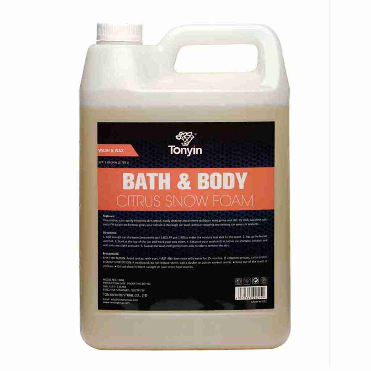 Tonyin Bath & Body - Citrus Snow Foam 1 Gallon - Image 1