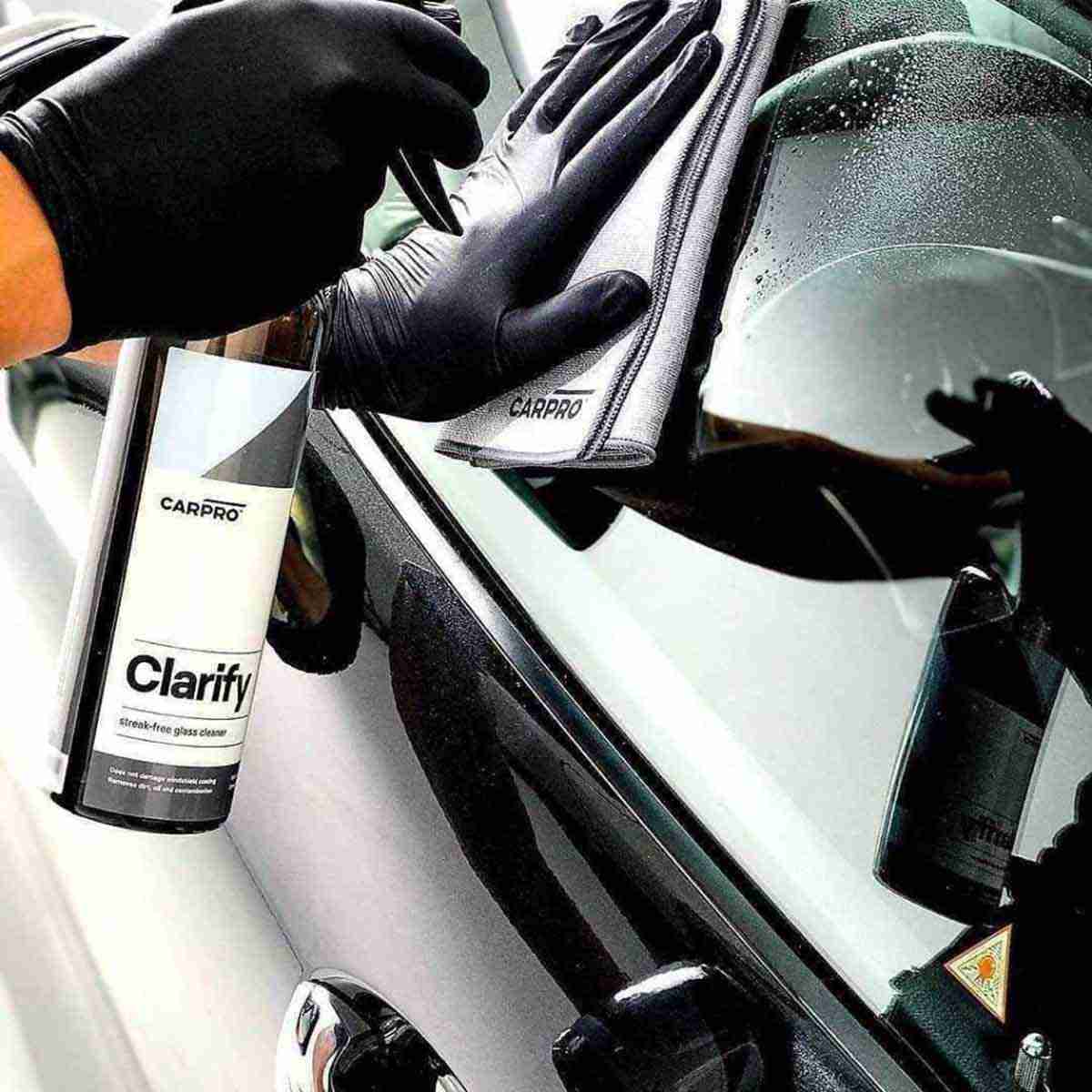 CarPro Clarify Streak Free Car Window Cleaner Removes Oils, Fingerprints & Dirt - Safe to Use on Interior and Exterior Glass, 500ml - Thumbnail 4