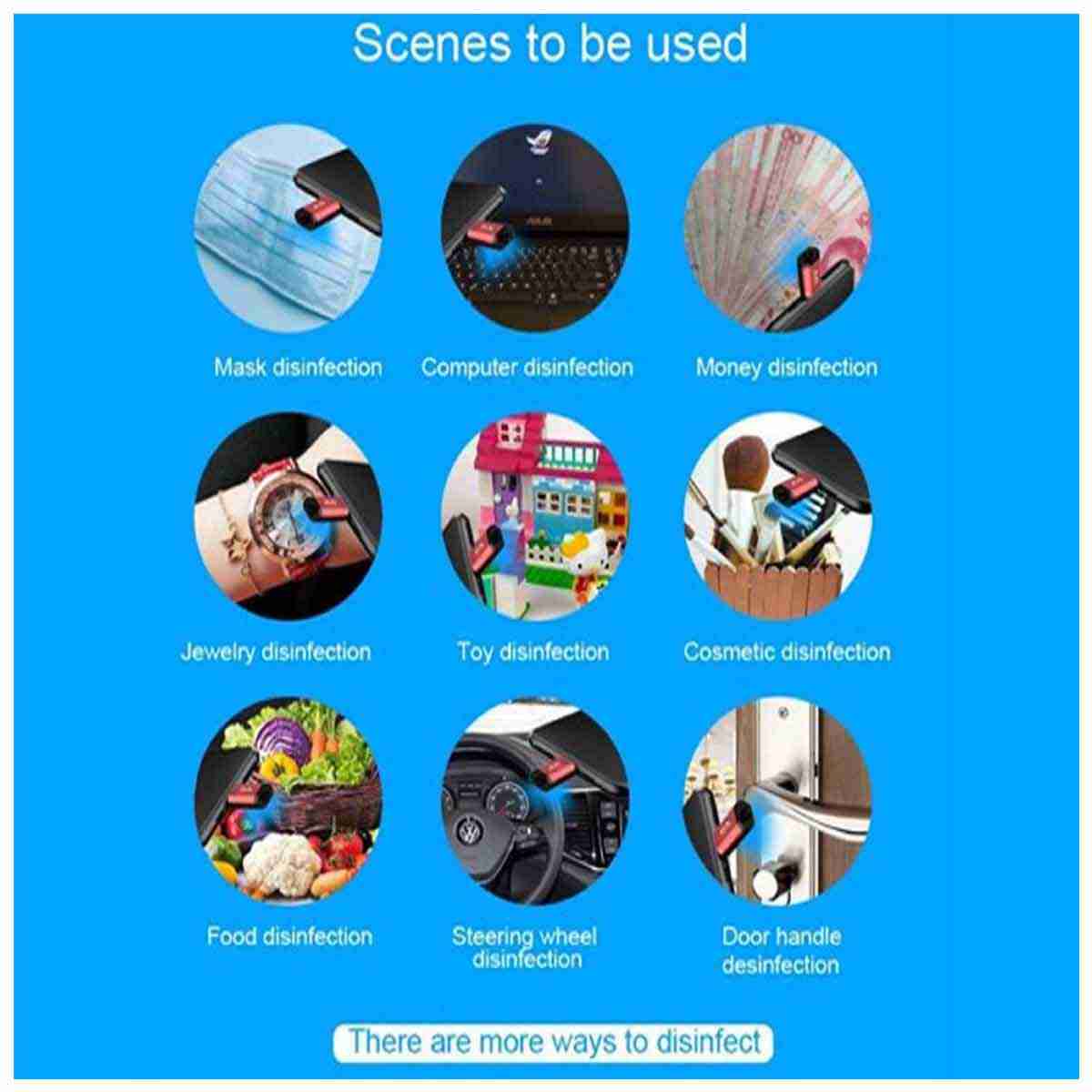 UVC Sanitizer Disinfection Lamp - Thumbnail 3