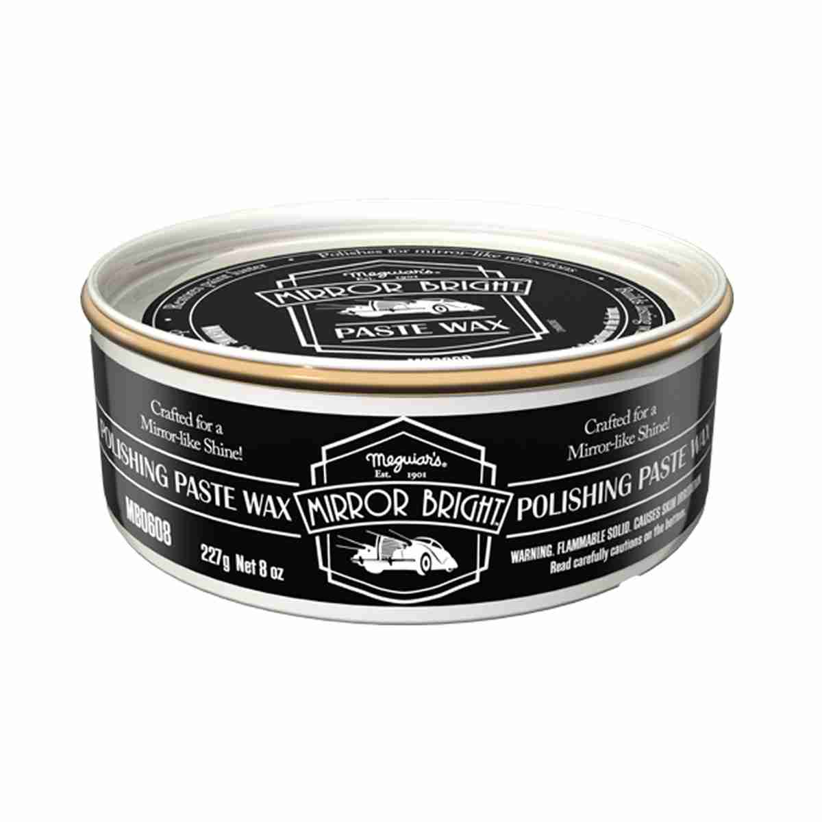 Meguiar's Mirror Bright Polishing Paste Wax, 8 oz. - Thumbnail 2